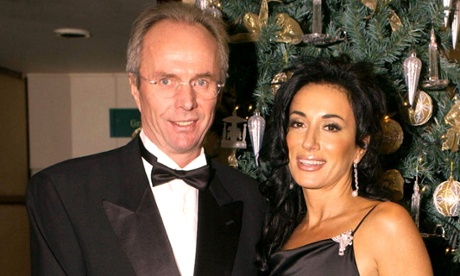 Dell'Olio with Sven Goran-Eriksson.