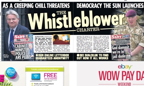 The Sun's 'whistleblowers' charter'
