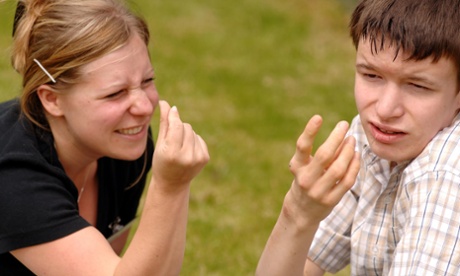 An Occupational Therapist with a service user