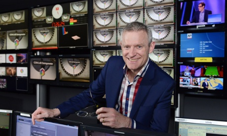 Jeremy Vine in the BBC's 'gallery' control room