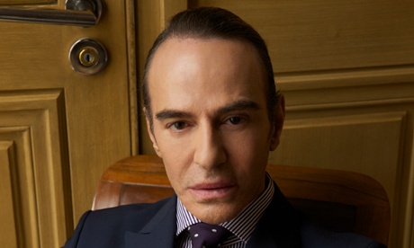 John Galliano in a publicity portrait by Patrick Demarchelier for Maison Margiela
