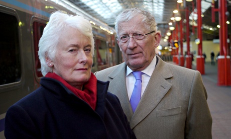 Nick and Margaret: The Trouble With Our Trains. Photograph: Alex Barrett/BBC