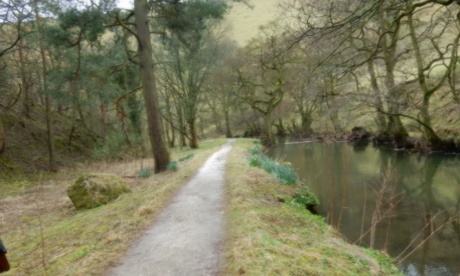 The River Dove at Wolfescote Dale.
