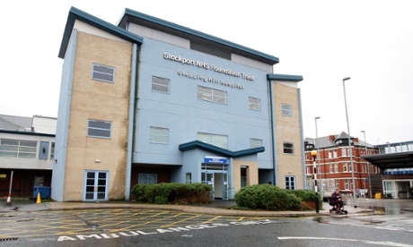 Stepping Hill hospital in Stockport, Greater Manchester.