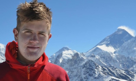Alex Staniforth, 19, from Chester, has described being 'emotionally trashed' after being rescued from his ascent.