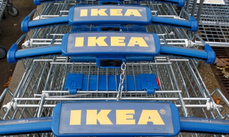 Pre-tax profits for Ikea's UK operations dipped to £41.8m from £46.7m a year before.