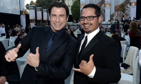 John Travolta (pictured with actor Michael Pena) has not watched the film.