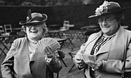 Women play bridge in 1942, during the game’s heyday