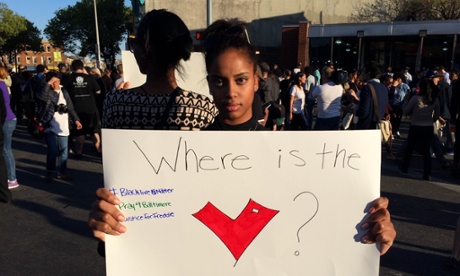 Protesters at Penn and North