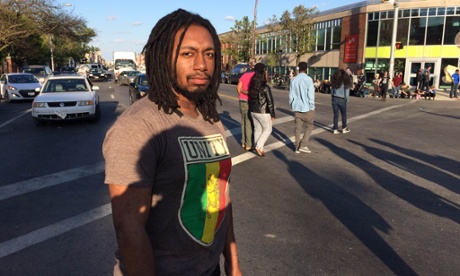 Protesters at Penn and North