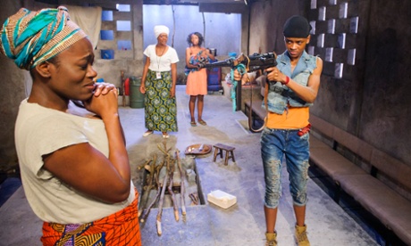Michelle Asante as Helena, T'nia Miller as Rita, Joan Iyiola as Bessie and Letitia Wright as The Girl in Eclipsed