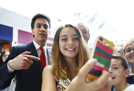 miliband stirling selfie