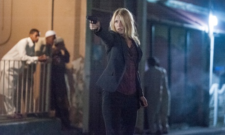 Tough talking: Claire Danes as Carrie Mathison in Homeland.