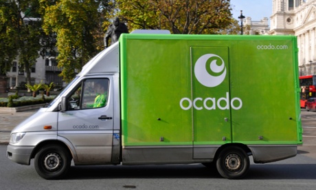 An Ocado van