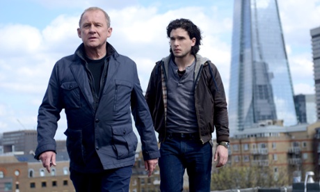 Kit Harington with Peter Firth in Spooks