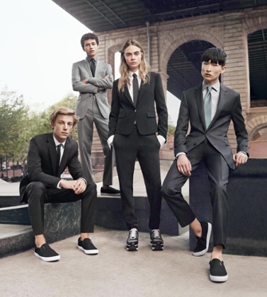 DKNY's spring/summer menswear campaign with Cara Delevingne