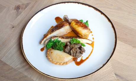 'A well-roasted chicken breast and a tough, under-roasted leg.'