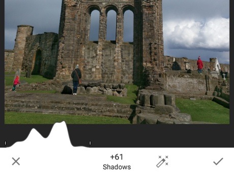 20 Adjust shadows and highlights with Snapseed