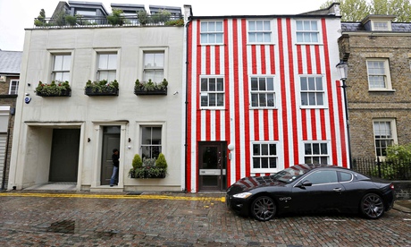Stripy house in Kensington