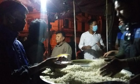 food for earthquake survivors