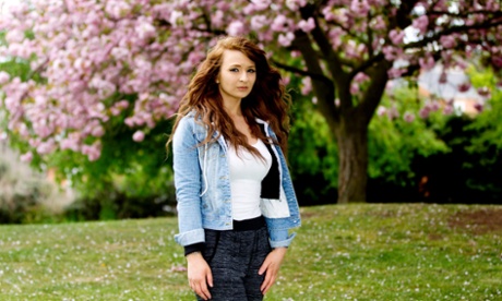 Poppy Smart, 23, who has reported a group of builders to the police, and to their firm, for sexual harassment.