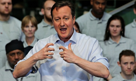 David Cameron unveils the tax lock