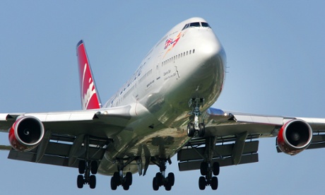 A Virgin Atlantic Boeing 747-400