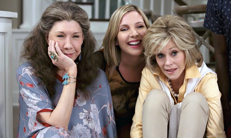 Lily Tomlin, June Diane Raphael and Jane Fonda in Grace And Frankie