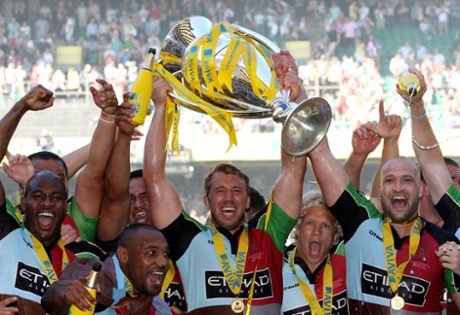 Quins Premiership final trophy