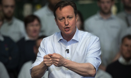 Is David Cameron starting to sweat? Steve Barrow of Standard Bank said the Conservative tax pledge showed it was ‘the more desperate party’.