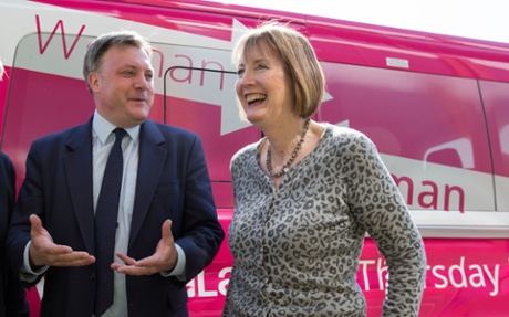 Labour's Harriet Harman and Ed Balls 