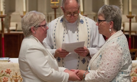 The Reverend Susan Russell and Ms. Lori Kizzia were united in marriage at All Saints Church in Pasadena on June 28, 2014. The Reverend Canon J. Edwin Bacon presiding.