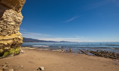 California dreamin' … Leadbetter beach, near Santa Barbara.