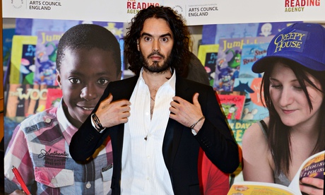Russell Brand delivers Reading Agency's annual lecture, London, Britain - 25 Nov 2014