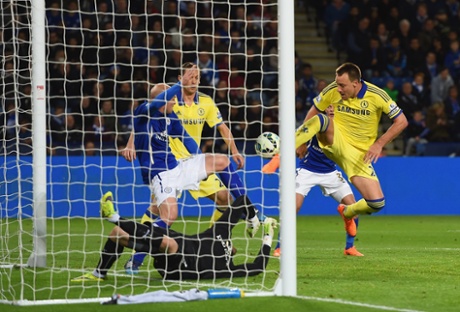 John Terry scores their second.