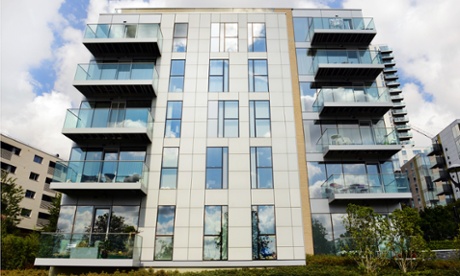 New homes at the Woodberry Down development in north London.