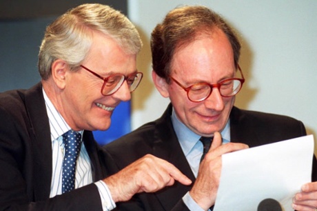Rifkind, then foreign secretary, with prime minister John Major in 1997.