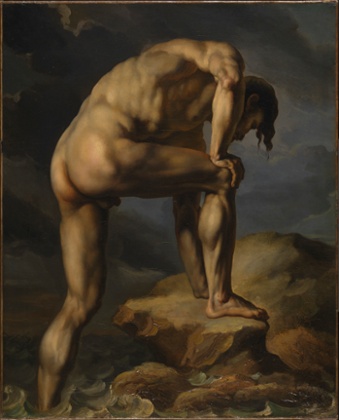 Jean-Louis Andre Théodore Géricault – A Shipwreck (c1817-18).