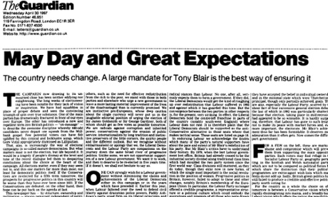 The Guardian, 30 April 1997.