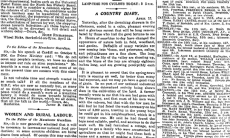 The Manchester Guardian, 14 April 1915.
