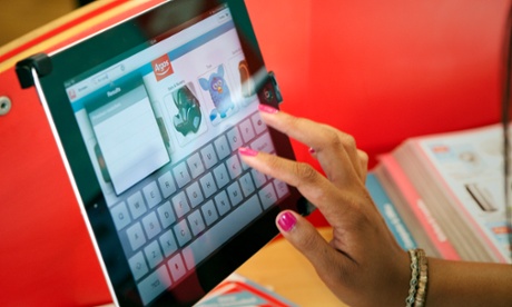 Inside the revamped Argos store, Camden High Street, London.