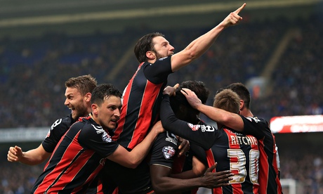 Bournemouth's players celebrate