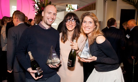 Representatives from Ikea, with their awards in the net positive and supply chain categories. 