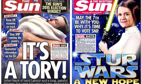 The Sun and the Scottish Sun front pages