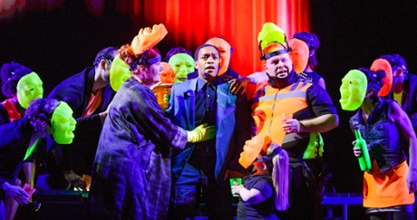 Chiwetel Ejiofor’s Everyman is forced to face the spiritual consequences of his materialist life.