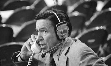 man with phone and head set