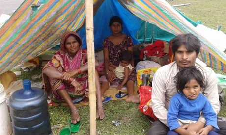 Nepal earthquake survivors