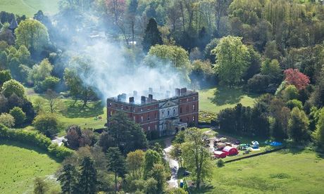 Clandon Park House gutted by huge fire