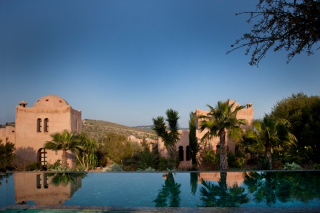 The infinity pool at Jardin des Douars