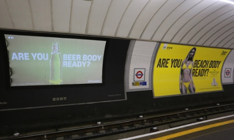 Carlsberg picks a great spot for its beach body read ad